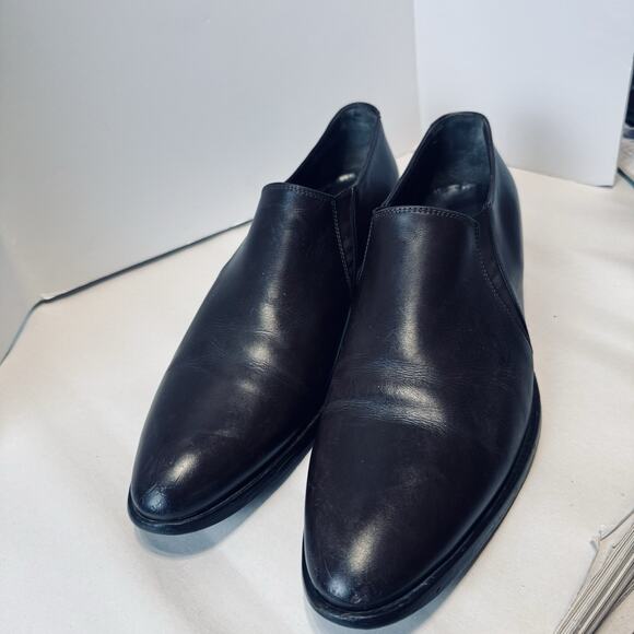 Giorgio Armani Sz US 10 Loafers Dark brown Leather Slip On Made In Italy Classic main image 7